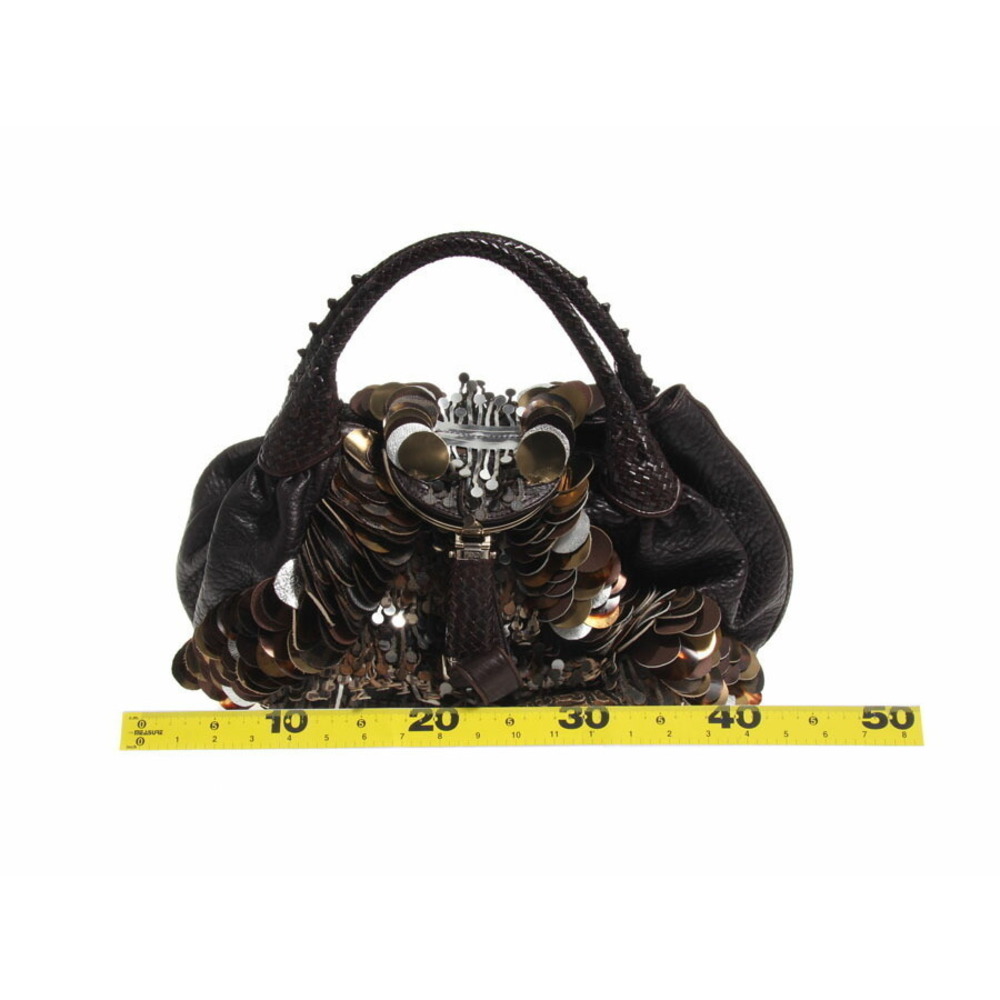 Fendi Bag Leather Spy Brown Patchwork - image 7